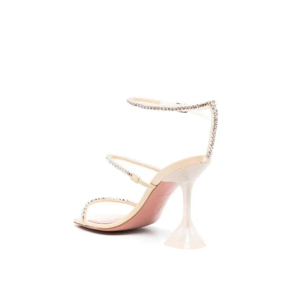 Amina Muaddi Gilda 105mm Sandals - Elegance Redefined