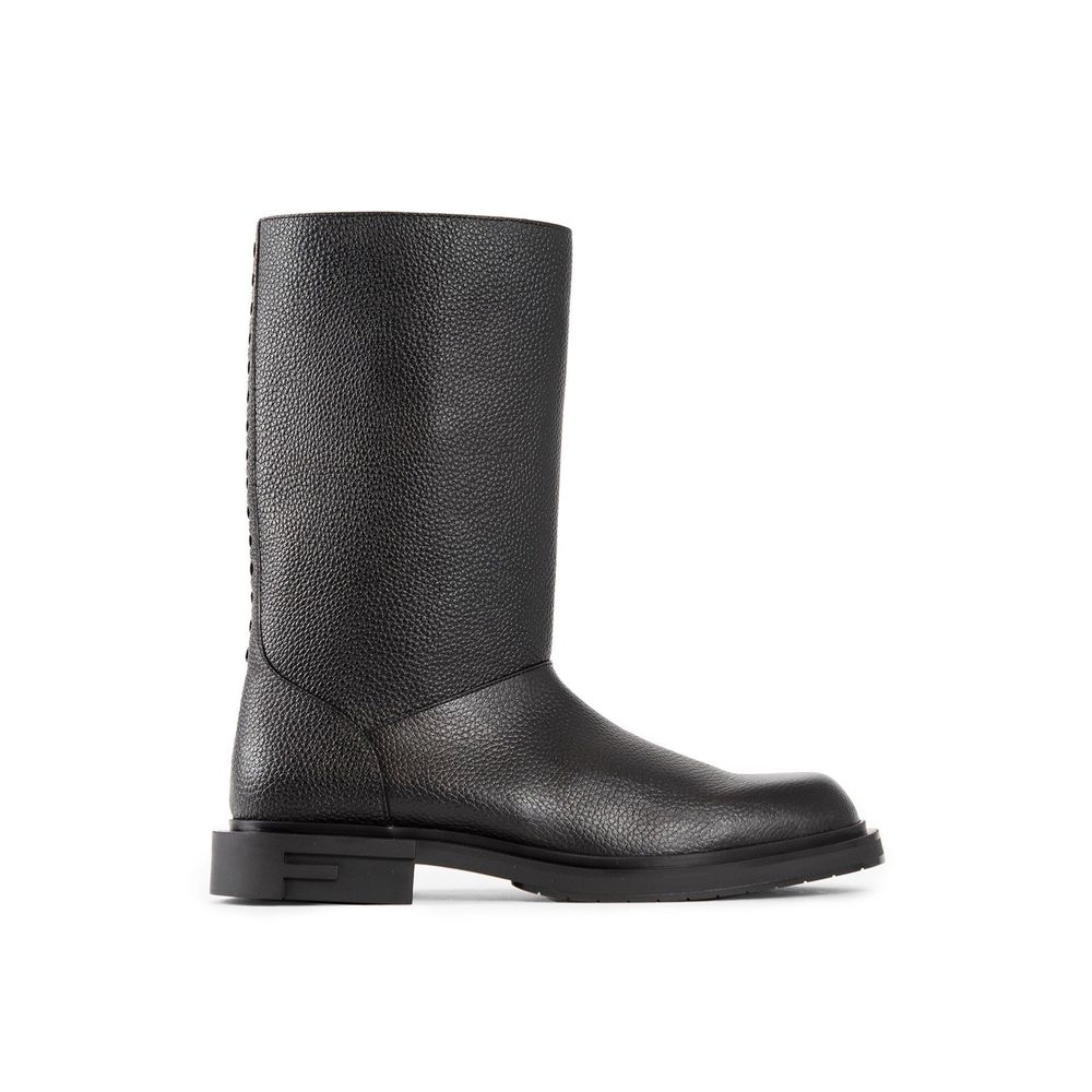 Fendi Leather Frame Boots for Men