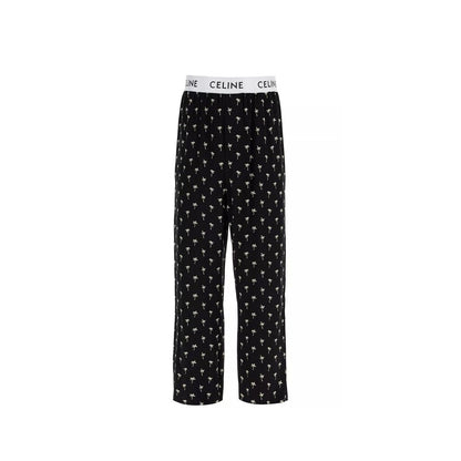 Celine Mini Palm Tree Pajama Pants for Men