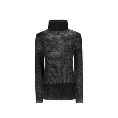Acne Studios Wool Blend Turtleneck in Anthracite Grey
