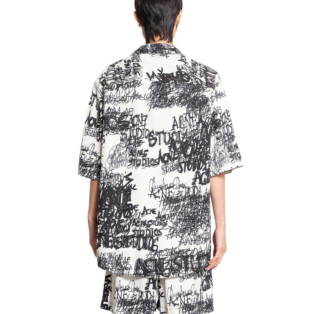 Acne Studios Printed Button-Up Shirt