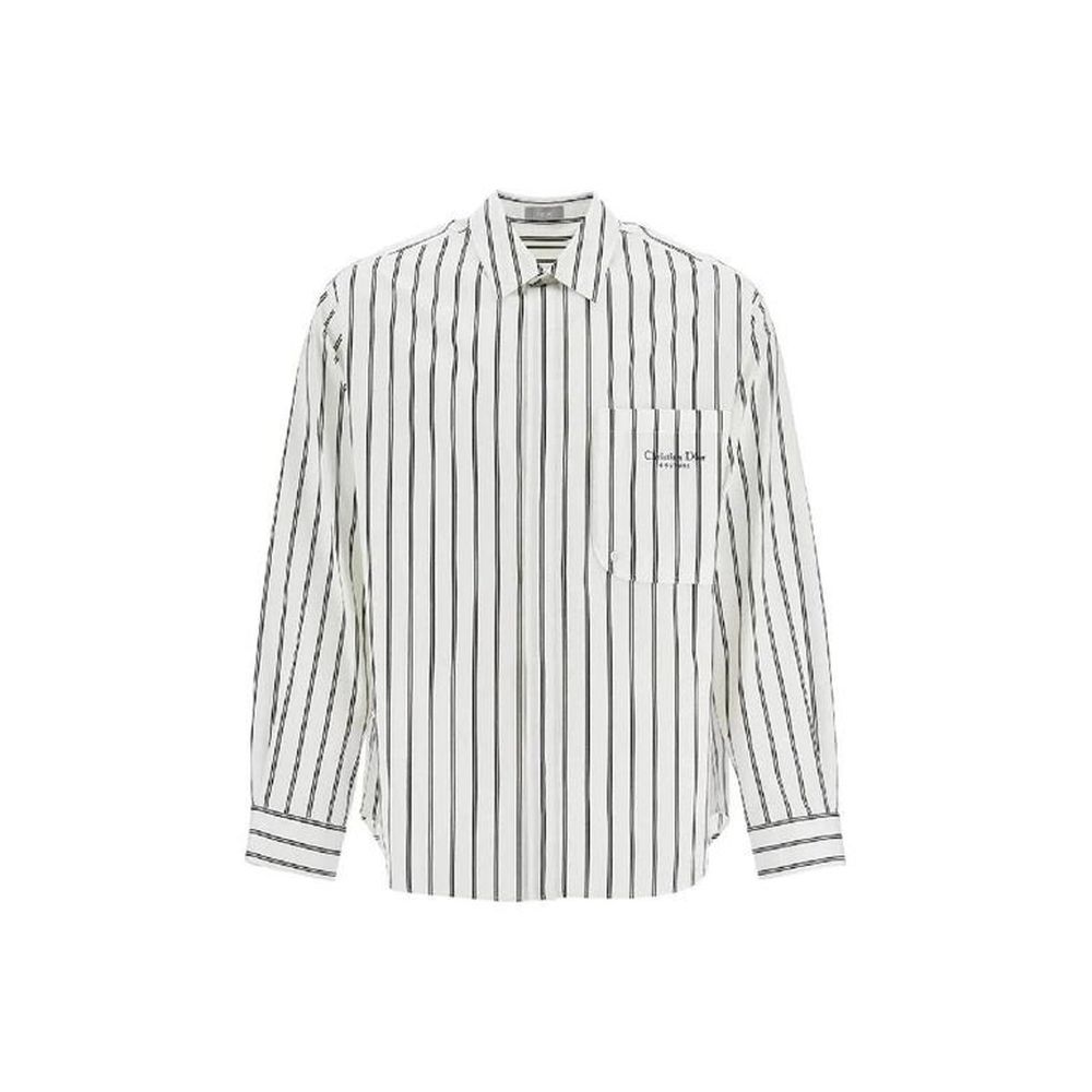 Dior Cotton Striped Shirt for Men