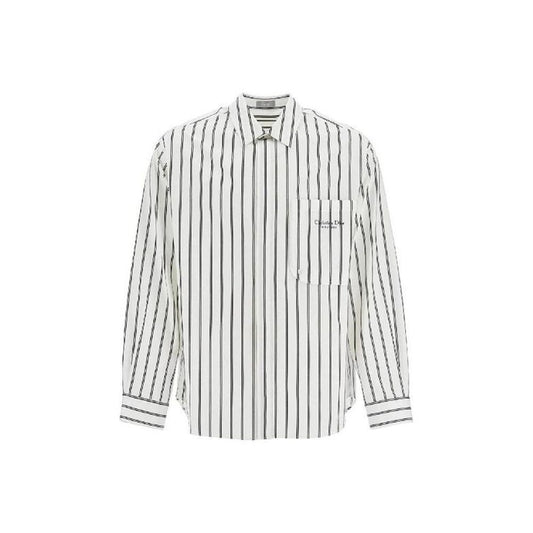 Dior Cotton Striped Shirt for Men