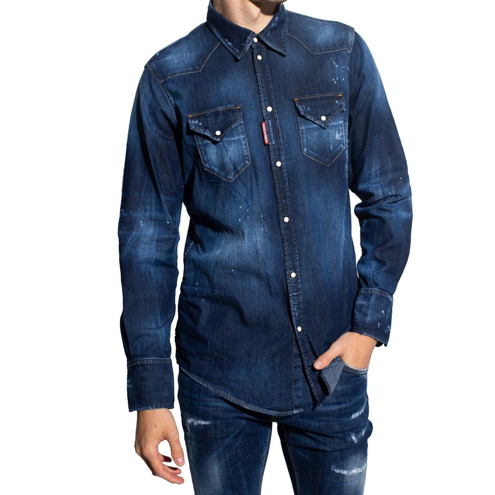 Dsquared2 Denim Shirt - Bold and Unapologetic Style