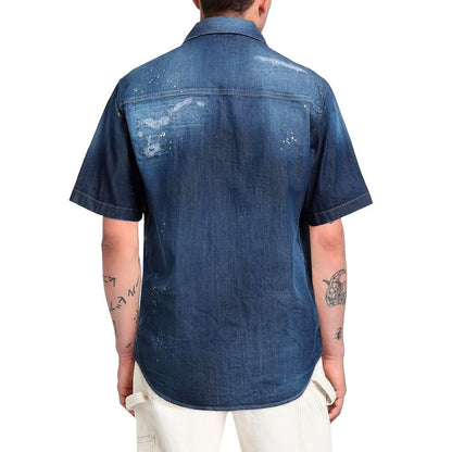 Dsquared2 Denim Shirt: Urban Sophistication Meets Energetic Flair
