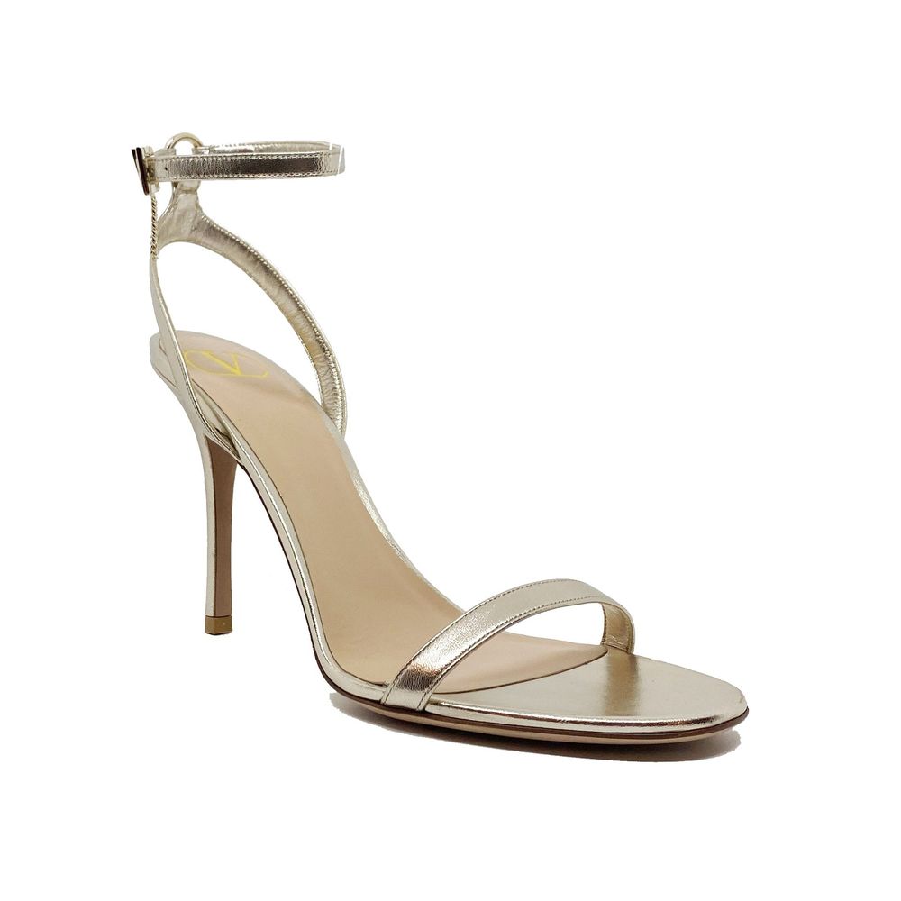 Valentino Garavani Leather Heel Sandals