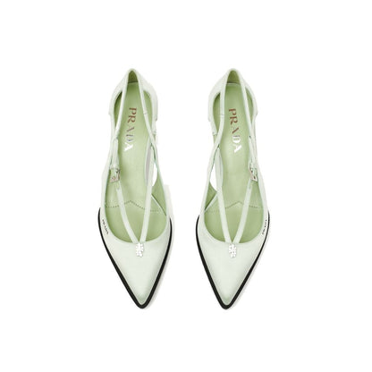 Prada Cut-Out Satin Pumps - Elegant Women's Footwear