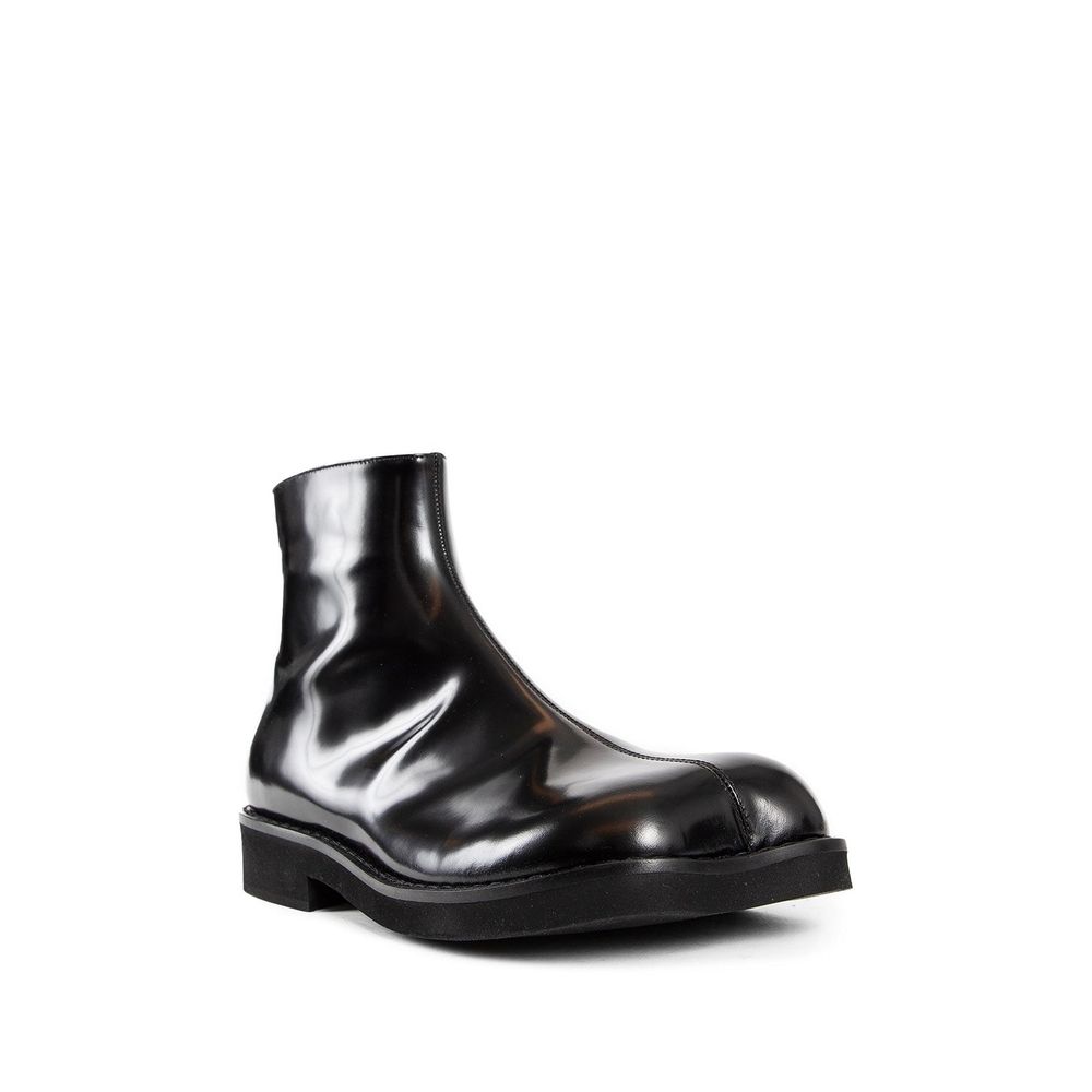 MM6 Maison Margiela Trunk Leather Ankle Boots for Men