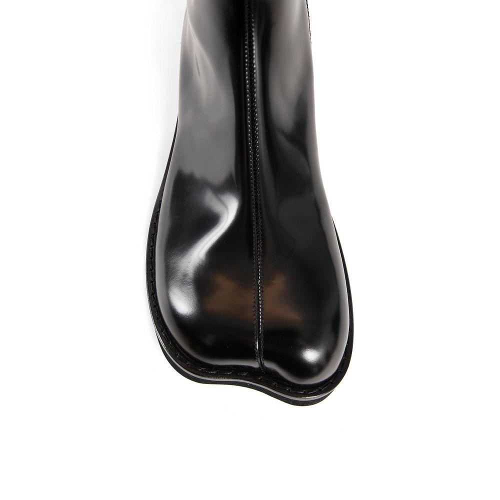 MM6 Maison Margiela Trunk Leather Ankle Boots for Men