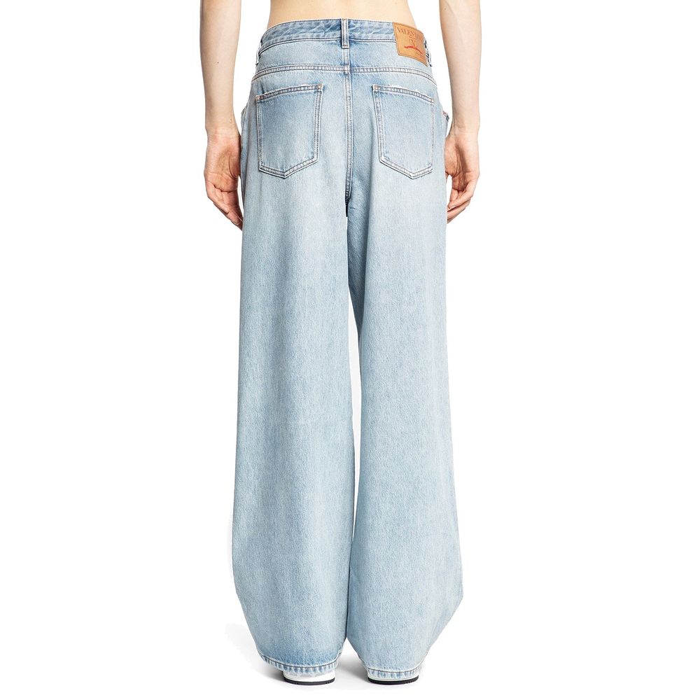 Valentino Cotton Denim Jeans: Effortless Elegance Meets Modern Edge