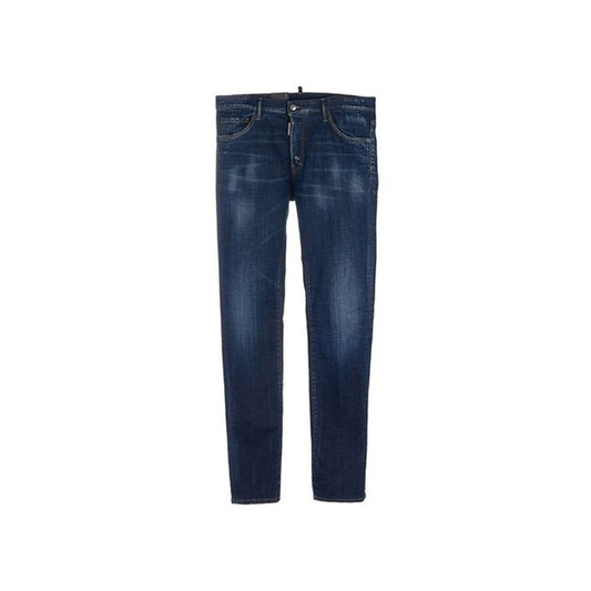 Dsquared2 Cotton Denim Jeans - Bold Elegance Redefined