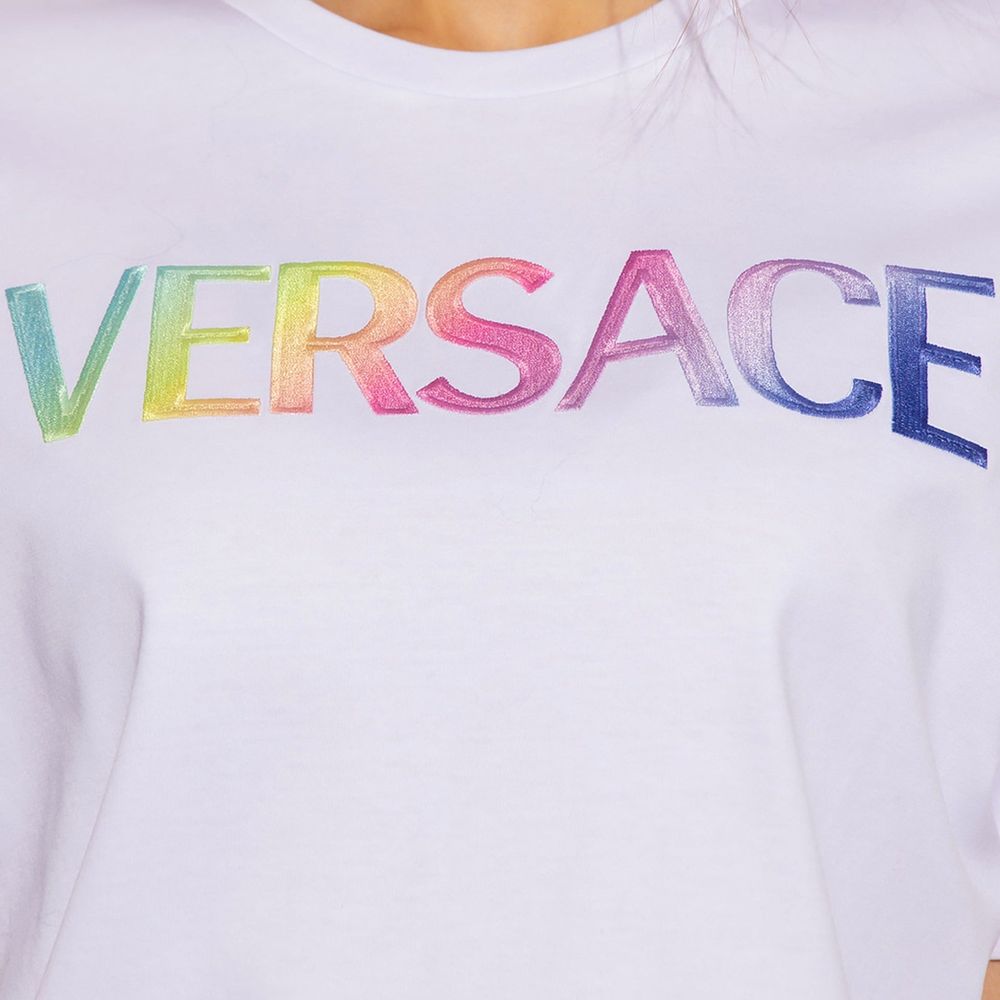 Versace Cotton Logo T-Shirt – A Statement of Italian Luxury