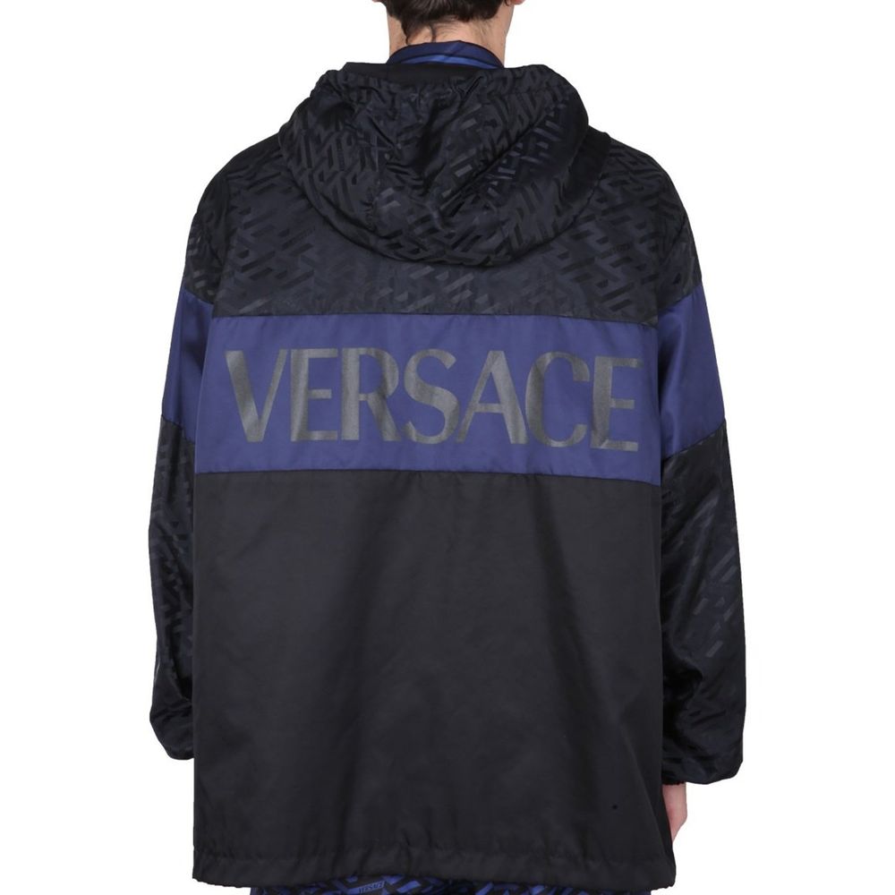 Versace Hooded Windbreaker Jacket – Luxury with Attitude