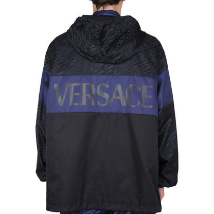 Versace Hooded Windbreaker Jacket – Luxury with Attitude