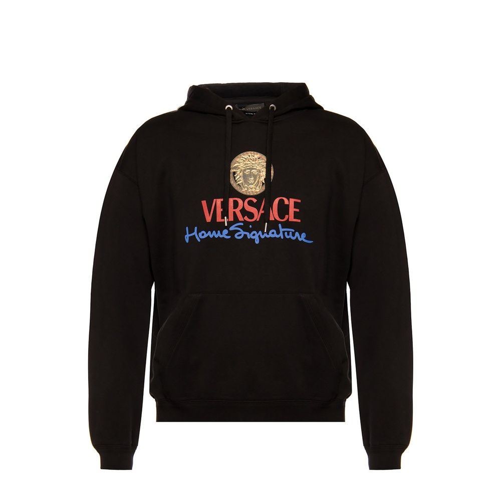 Versace Logo Hooded Sweatshirt - Elevate Your Casual Look
