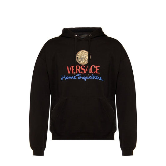 Versace Logo Hooded Sweatshirt - Elevate Your Casual Look