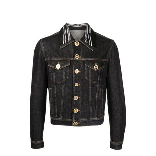 Versace Medusa Motif Denim Jacket for Men