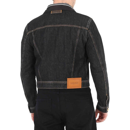 Versace Medusa Motif Denim Jacket for Men