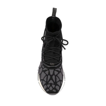 Versace Squalo Drawstring Sneakers - Bold Italian Footwear