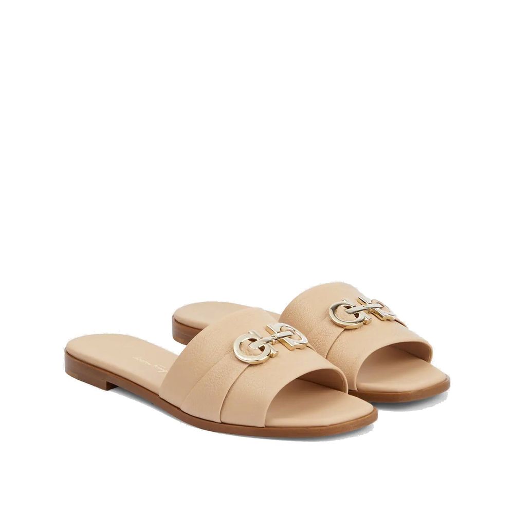 Salvatore Ferragamo Calf Leather Sandals