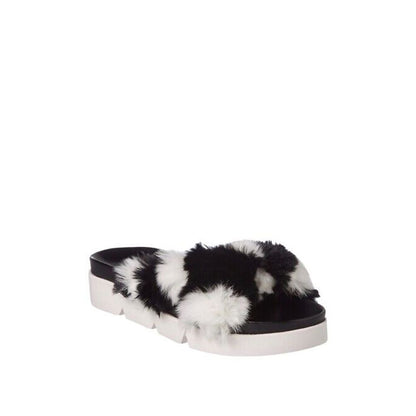 Stuart Weitzman Luxurious Fur Slippers