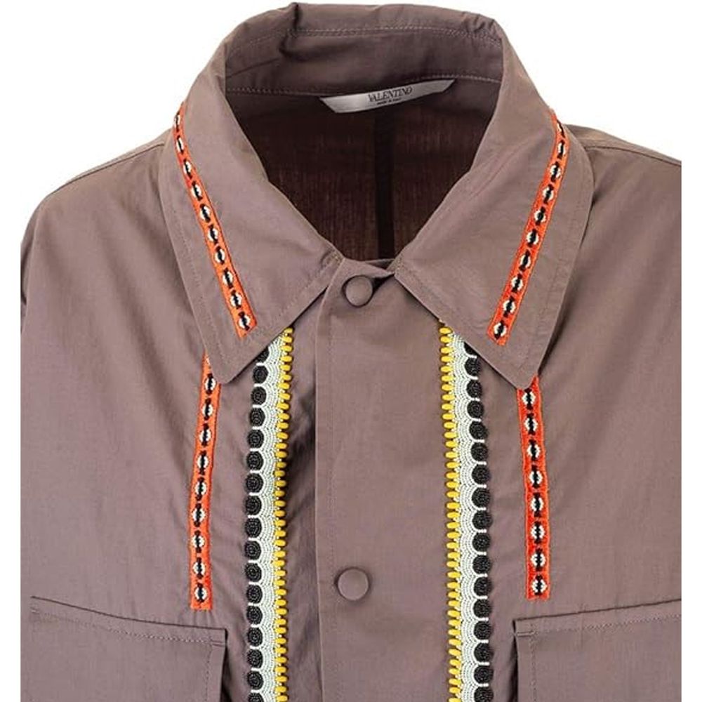 Valentino Cotton Jacket – A Fusion of Elegance and Edge