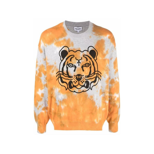 Kenzo Tie Dye Tiger Sweater for Men