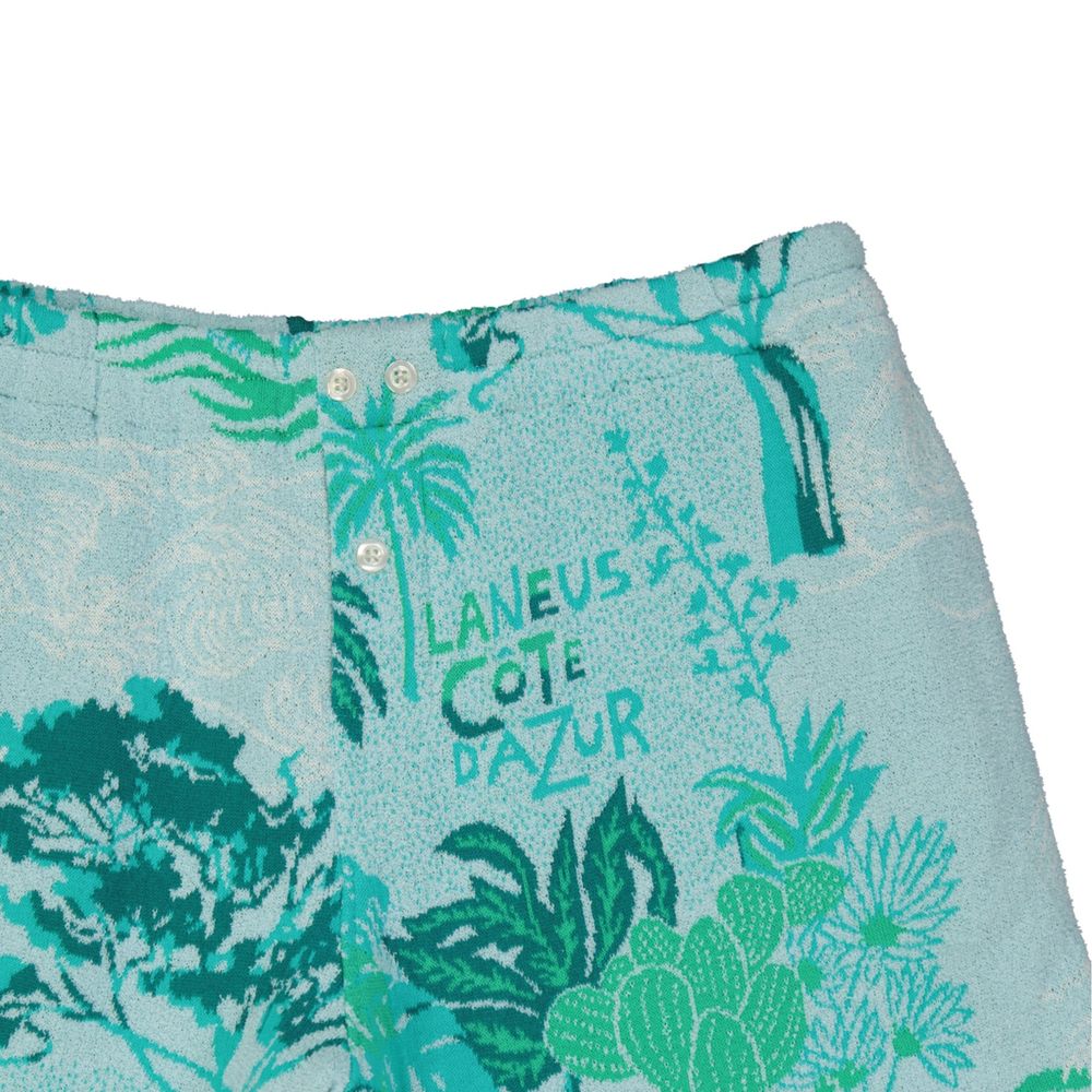 Laneus Côte d'Azur Cotton Shorts - Stylish Comfort