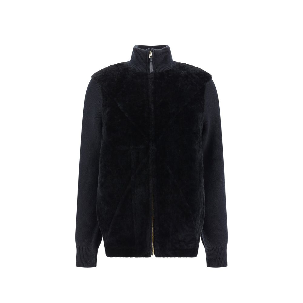 Loewe Puzzle Fold Jacket - Women's Shearling Elegance