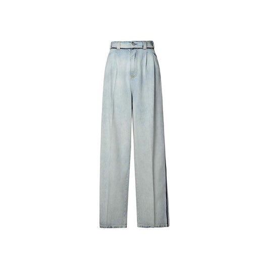 Maison Margiela Cotton Denim Jeans - Wide-Leg Relaxed Fit