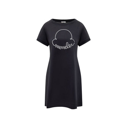 Moncler Cotton Logo Mini Dress for Women