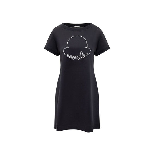 Moncler Cotton Logo Mini Dress for Women