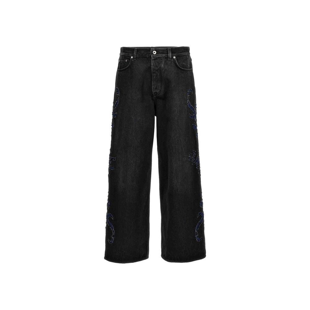 Off-White Denim Flared Jeans for Men