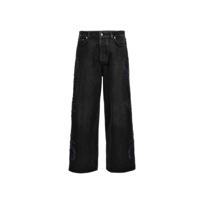 Off-White Denim Flared Jeans for Men