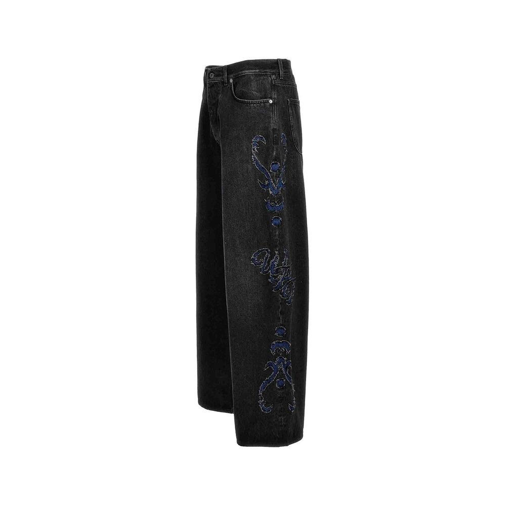 Off-White Denim Flared Jeans for Men