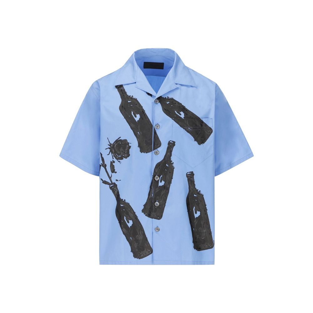 Prada Printed Cotton Shirt: Modern Masculinity Redefined