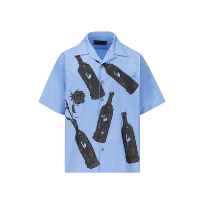 Prada Printed Cotton Shirt: Modern Masculinity Redefined