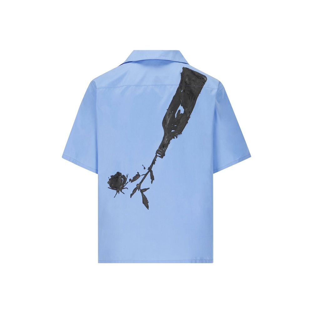 Prada Printed Cotton Shirt: Modern Masculinity Redefined