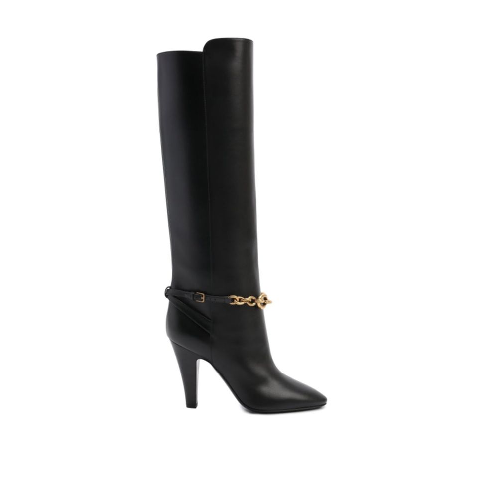 Saint Laurent Leather Boots - Exquisite Calf Leather Footwear