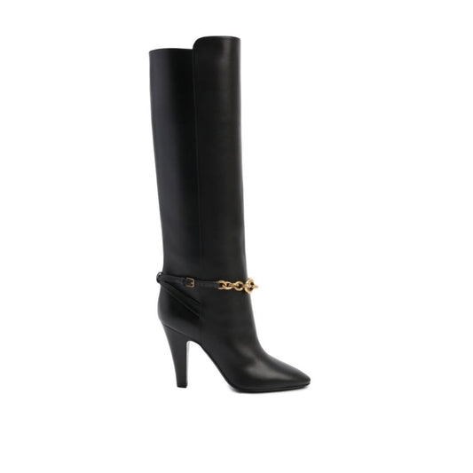 Saint Laurent Leather Boots - Exquisite Calf Leather Footwear