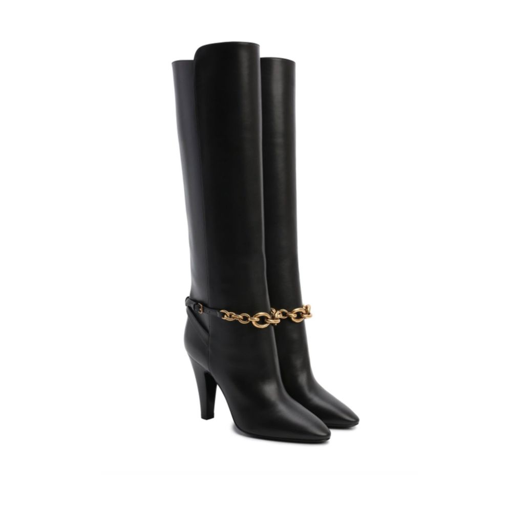 Saint Laurent Leather Boots - Exquisite Calf Leather Footwear