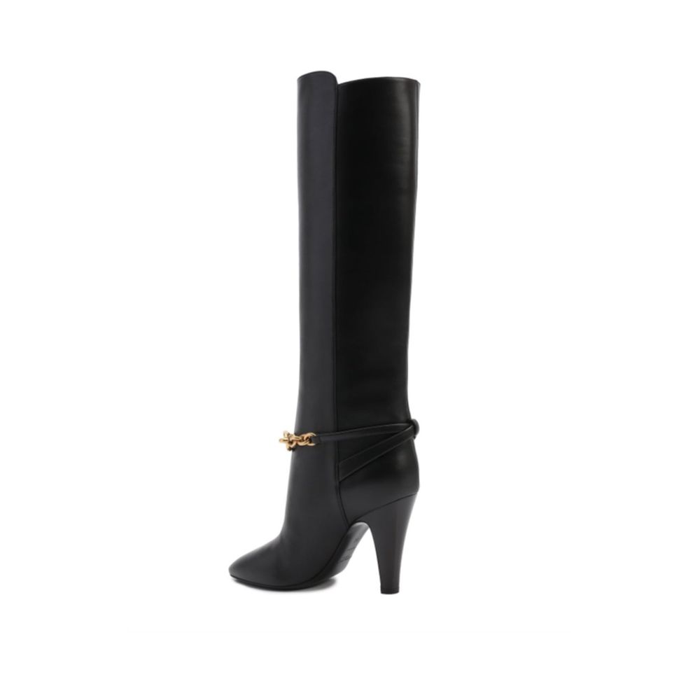 Saint Laurent Leather Boots - Exquisite Calf Leather Footwear