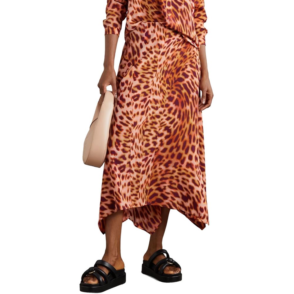 Stella McCartney Leopard Print Silk Dress