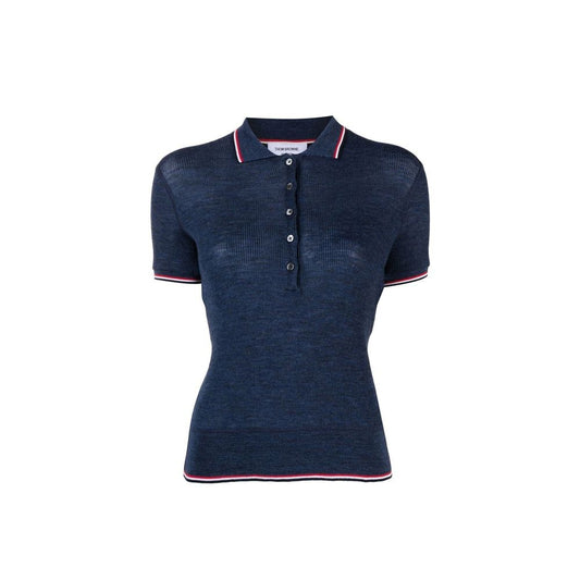 Thom Browne Women's Wool Polo T-shirt