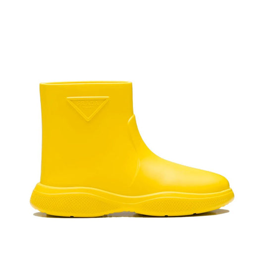 Prada Logo Rubber Boots - Effortless Elegance