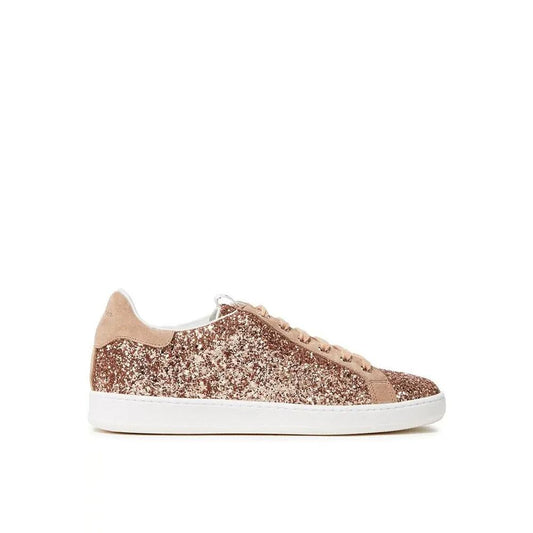 Sergio Rossi Glittered Woven Sneakers for Women