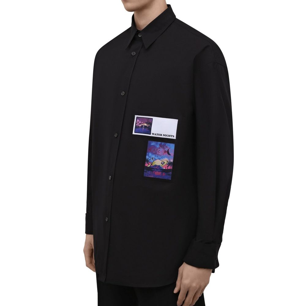 Valentino Water Nights Patches Shirt