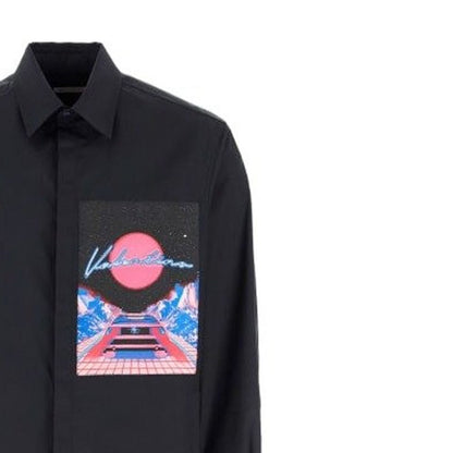 Valentino Logo Patch Shirt: Elevate Your Casual Collection