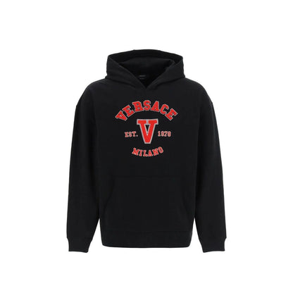 Versace Varsity Hooded Sweatshirt: A Bold Statement in Casual Luxury