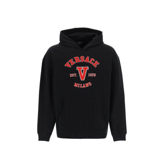 Versace Varsity Hooded Sweatshirt: A Bold Statement in Casual Luxury